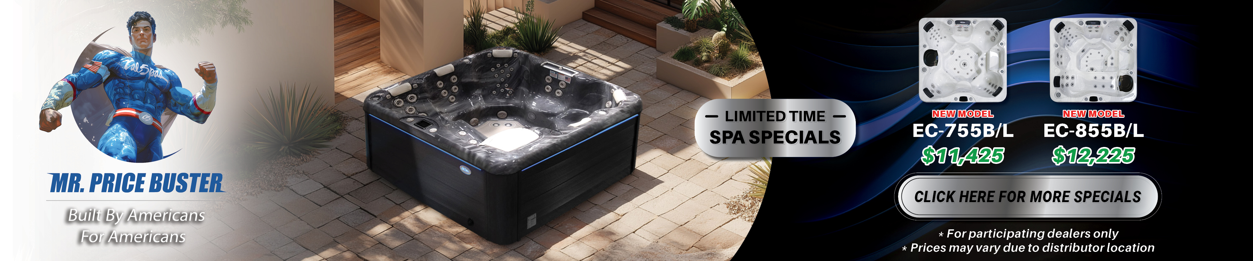 Calspas hot tub being used in a family setting - Milford